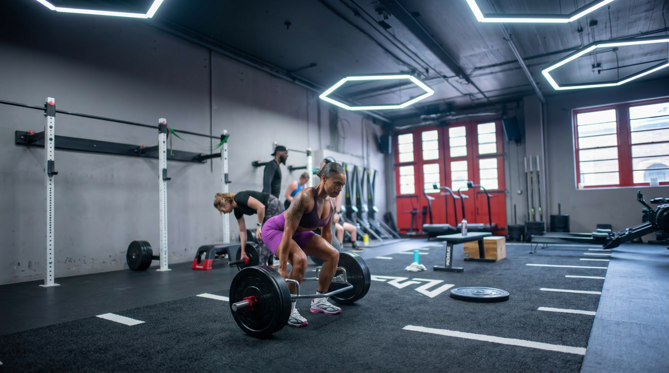 A wellness professional training at a FLEX facility